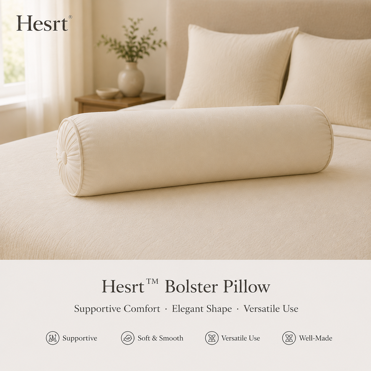 Hesrt™ Bolster Pillow