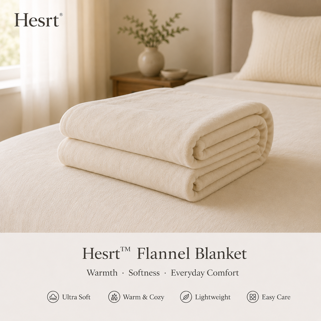 Hesrt™ Flannel Blanket